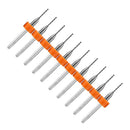10pcs Circuit Board PCB Drill Bits Tungsten Steel Twist Drill Bits (0.8mm) Newly
