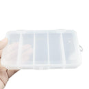 5 Compartments Storage Case Box Transparent Bait Tackle Container Organizer