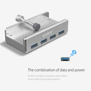 ORICO MH4PU 4 Ports USB 3.0 HUB High Speed Display Splitter Adapter