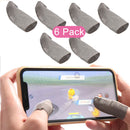 6 PCS Sweatproof Finger Tip Sleeve Sensitive Thumb Gloves Touch Screen Mobile BN
