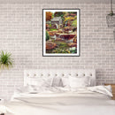Diamond Painting Stream House Full Round Drill Picture of Rhinestone DIY Draw