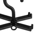 Plastic Belt Hanger Space Saver Rotating Scarf Silk Organizer Rack (Black) Newly