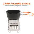 Outdoor Camping Firewood Stove Portable Folding Picnic Grill BBQ Cooking Stoves