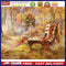 Frameless Oil Painting Arts Picture By Number Bench Umbrella Hand Painted Cra