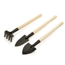 3pcs/set Mini Shovel Rake Set Children Garden Supplies for Flowers Potted Pla