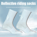 Running Reflective Socks Moisture Wicking Sweat Absorption Bicycle Sports Sock