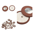 26pcs Alto Tenor Soprano Saxophone Replacement Woodwind Leather Pads Cushion