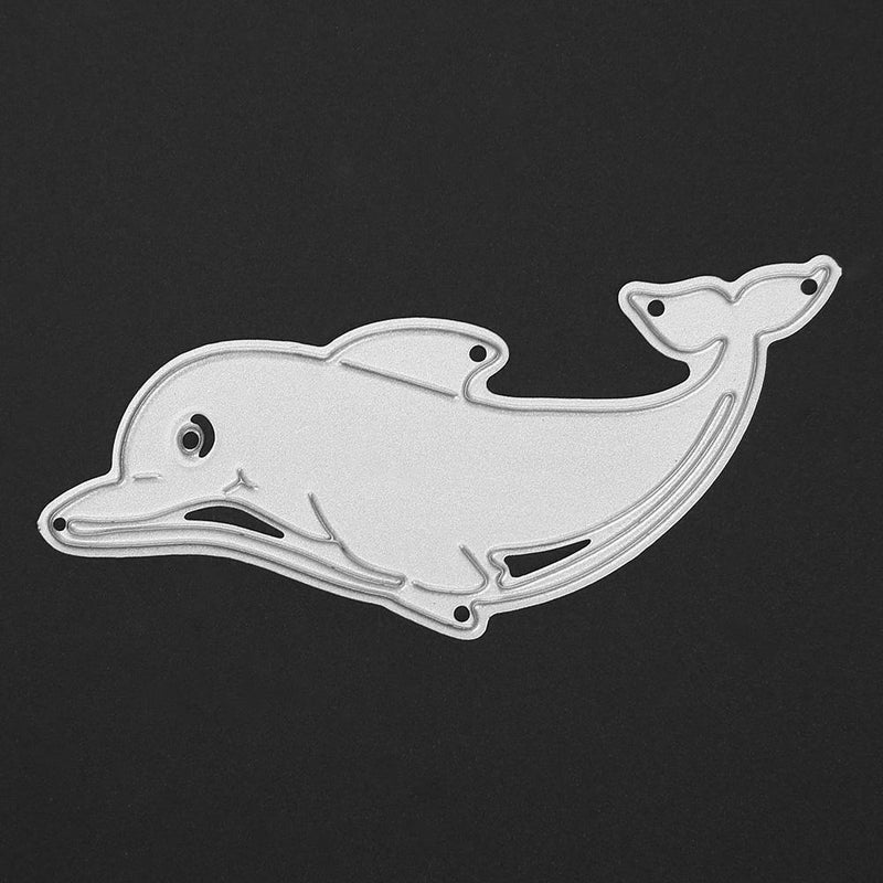 Demiawaking Dolphin Punching Stencils - DIY Metal Card Crafting Stencils