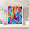 Abstract Wine Bottle Colouring Oil Canvas DIY Hand Painted Paint By Numbers