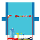 Beach Blanket Big Sand Free Mat Quick Drying Waterproof (Royal Blue&Grey) Newly