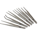 UN3F 6pcs Industrial Anti-Static Tweezers Maintenance Tool Kit TS10-15