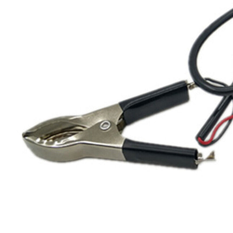 DC Power Male Connector Battery Crocodile Clip Cable for LED Light/DVD/Charger