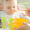 Baby Silicone Training Feeding Spoon Toddlers BPA-free Tableware (Green) Newly