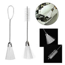2pcs Double Ended Sewing Machine Cleaning Brushes Computer Keyboard Brush
