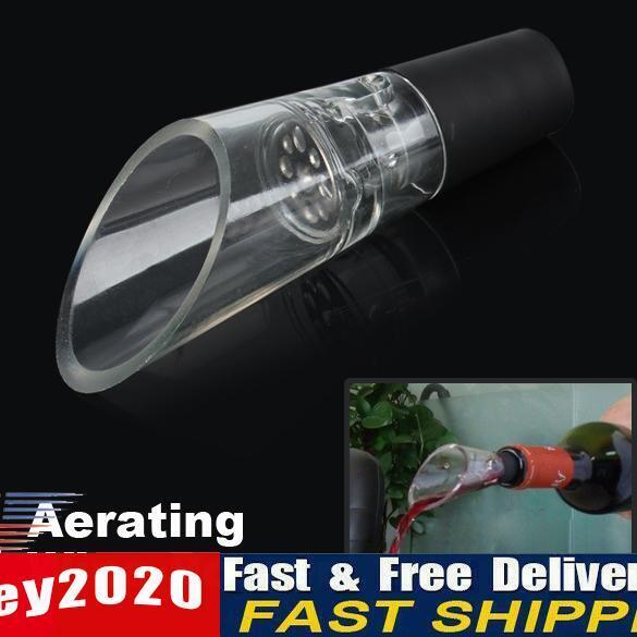 Acrylic Red Wine Aerator Aerating Pourer Wine Bottle Pour Spout Stopper Newly