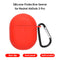 For Redmi AirDots 3 Pro Silicone Protective Case Cover with Keychain (Red) Newly