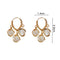 Women Wedding Party Opal Ear Stud Lily of The Valley Drop Earrings Earrings
