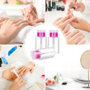 3pcs Push Down Dispenser, Empty Bottle Container for Nail Polish Remover, 180ml
