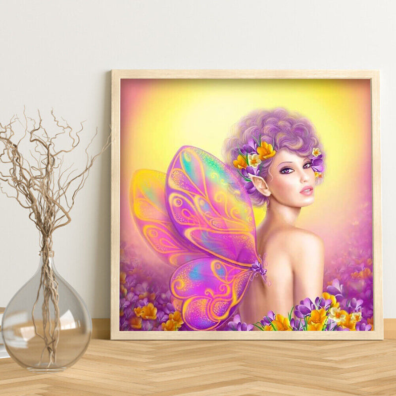 5D DIY Part Special Shaped Drill Diamond Painting Girl