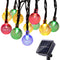 7m 30LED Crystal Ball Solar Light Waterproof Outdoor Garden Lamp (Colorful)
