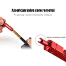 Bike Valve Core Tool Double Head Presta American Valve Core Wrench (Red) Newly