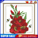 12 Months Flower DIY Cross Stitch 11CT Printed Embroidery (H430 August)