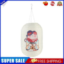25cm Japanese Style Solar Lantern Printing Fabric Bar Pub Home Decor (J)