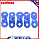 5pcs Fast Knot Anti Slip Aluminum Alloy Tent Wind Rope Buckle Accessories