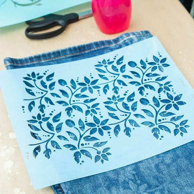 DIY Crafts Embossing Template Walls Painting Layering Stencils Scrapbooking