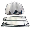CAR WINDSHIELD SUNSHADE REFLECTIVE SUN SHADE COVER FOLDABLE 130x60 cm LARGE P1M1