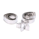 Stainless Steel Fondant Rose Flower Petal Sepal Leaf Cake Mold Cookie Tool Newly