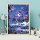 Seaside Lighthouse Diamond Painting Kits Full Square Drill Home Wall Art Decor