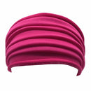 Running Headwrap Wide Sports Headband Stretch Hair Band Fold Yoga Hairband