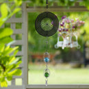 Rotating Wind Chime Novelty Sculpture Wind Chime with Spiral Tail Ball (A) Newly