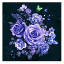 Rose 5D Diamond Painting Embroidery DIY Cross Stitch Home Decor Gift(Purple