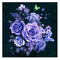 Rose 5D Diamond Painting Embroidery DIY Cross Stitch Home Decor Gift(Purple