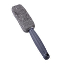 Microfiber Car Wheel Rim Brush Plastic Handle Cleaning Brush Washing Tool