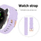 #A 18/20/22mm Waterproof Replacement Sports Watch Strap for Garmin Forerunner 25