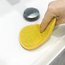 Kitchenware Dish 2 Sided Sponge Cleaning Cloth Kitchen Scouring Pad (1pc) Newly