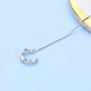 Diamond Ear Cuff Threader CZ Ear Piercing Ear Cuffs Climber Link Chain Earrings