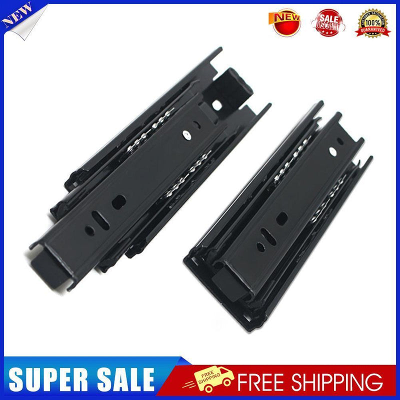 6pcs 6 inch Cabinet Drawer Slide Three-Section Duffer Damping Mute Track