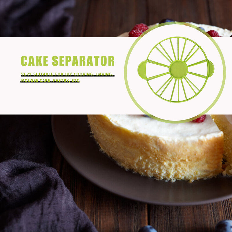 10/12 Slice Round Bread Mousse Dessert Plastic Divider Cake Equal Portion C