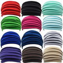 Yoga Hairband Wide Sports Headband Stretch Hair Band Turban Running Headwrap