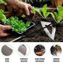 Steel Weeding Shovel Farm Tool Handheld Hollow Hoe Agriculture Rake Tool Newly