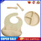 4pcs Silicone Food Plates Set Anti Slip Baby Feeding Food Accessories (Beig