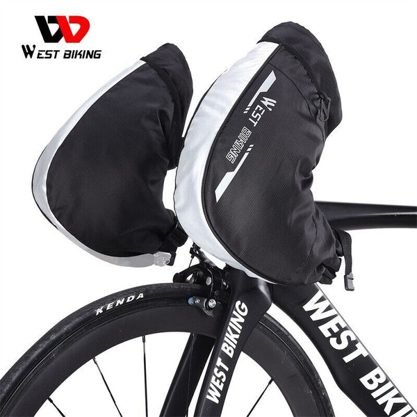 WEST BIKING Winter Bicycle Handlebar Covers Gloves Cycling Motorcycle Mittens