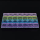 Portable 7 Days Tablet Pill Box Holder Medicine Storage Organizer Case