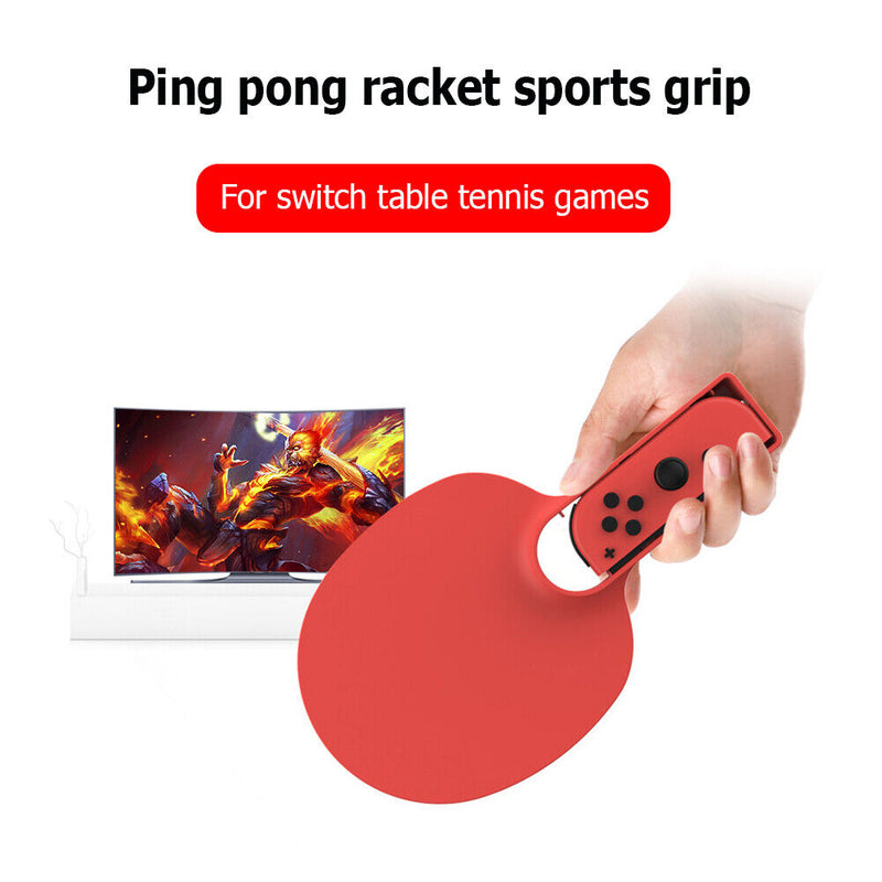 1 Pair Table Tennis Racket Gaming Controller Hand Grips for Switch OLED