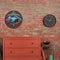 Round Truck Plate Metal Tin Sign for Bar Pub Club Garage Plate Wall Home Decor
