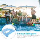 Inflatable Pool Float Chair - Floating Swimming Pool Water Chair Tube Lounger